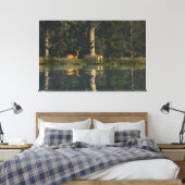 60"x40" Canvas Kunst met "Geschrokken" afbeelding (Insitu (Slaapkamer))