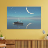 60"x40" Canvas Kunst met "Vreedzaam" beeld (Insitu (Woonkamer))