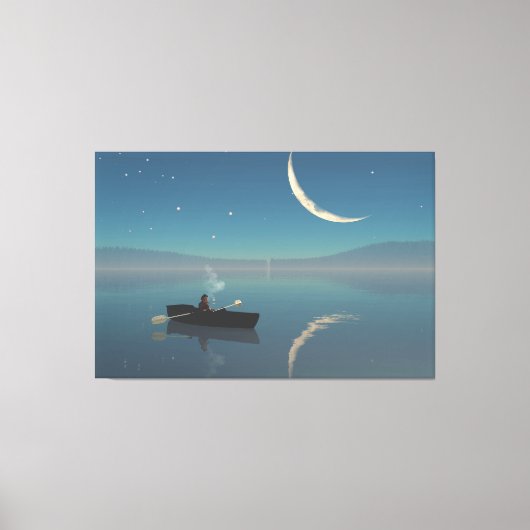 60"x40" Canvas Kunst met "Vreedzaam" beeld (Voorkant)