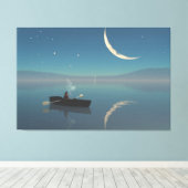 60"x40" Canvas Kunst met "Vreedzaam" beeld (Insitu (Houten vloer))