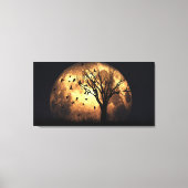 60 "x40" Canvas kunst w' "Harvest Moon" afbeelding (Voorkant)