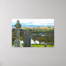 60 x40 Canvasprint Kunstwerk Graveyard Old Kilcull Canvas Afdruk