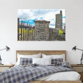 60" x40" Canvasprint Old Kilcullen, Kildare Canvas Afdruk (Insitu (Slaapkamer))