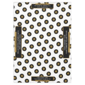 60 "X84" Trade Show tafelkleed Logo Gold White (Voorkant)