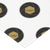 60 "X84" Trade Show tafelkleed Logo Gold White (Gekanteld)