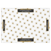 60 "X84" Trade Show tafelkleed Logo Gold White (Voorkant (Horizontaal))