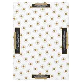 60 "X84" Trade Show tafelkleed Logo Gold White