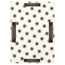 60 "X84" Trade Show tafelkleed Logo Gold White