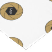 60 "X84" Trade Show tafelkleed Logo Gold White (Gekanteld)