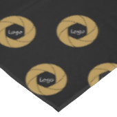 60 "x84" Trade Show Tafelkleed Logo Gold Zwart (Gekanteld)