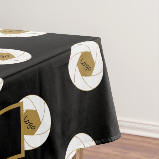 60 "X84" Trade Show Tafelkleed Logo Goud en Zwart (Voorbeeld)