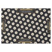 60 "X84" Trade Show Tafelkleed Logo Goud en Zwart (Voorkant (Horizontaal))