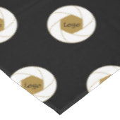 60 "X84" Trade Show Tafelkleed Logo Goud en Zwart (Gekanteld)