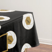 60 "X84" Trade Show Tafelkleed Logo Goud en Zwart (Voorbeeld)