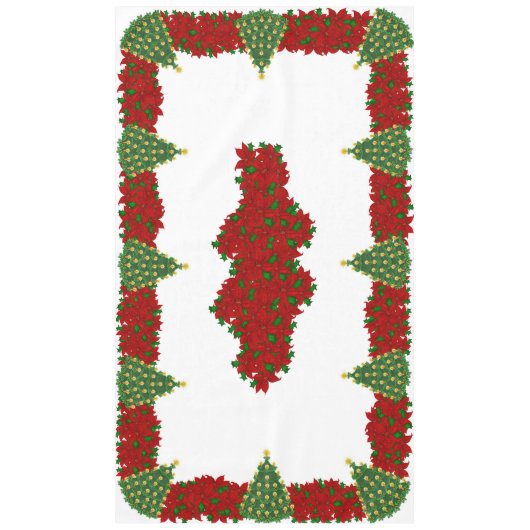 60 x 104-inch kerstcadeau tafelkleed (Voorkant)