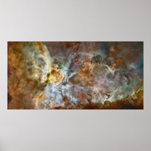60 x 30 inch Hubble - Carina Nebula Star Birth Pos Poster