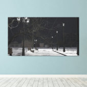 60" x 40" Canvas Art met "City Park" afbeelding Afdruk (Insitu (Houten vloer))