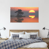 60" x 40" Canvas Art with "Dayspring" image Afdruk (Insitu (Slaapkamer))