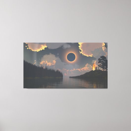 60" x 40" Canvas Art with "Eclipse" image (Voorkant)