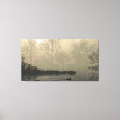 60" x 40" Canvas Art with "Foggy Dawn" image (Voorkant)