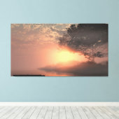 60" x 40" Canvas Art with "Misty" image (Insitu (Houten vloer))