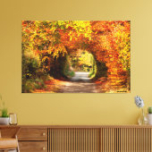 60" x 40" Canvas Gele Moeras Kilcullen Afdruk (Insitu (Woonkamer))