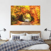 60" x 40" Canvas Gele Moeras Kilcullen Afdruk (Insitu (Slaapkamer))