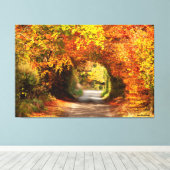 60" x 40" Canvas Gele Moeras Kilcullen Afdruk (Insitu (Houten vloer))