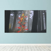 60" x 40" canvas kunst met "Fledgling" afbeelding (Insitu (Houten vloer))