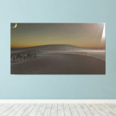 60' x 40" Canvas Kunst met "Yonder Star" afbeeldin (Insitu (Houten vloer))