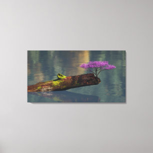 60"x 40"document poster met "Hergeboorte"afbeeldin Canvas Afdruk