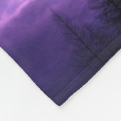 60 x 80 Paarse Lucht Dekbed van Fleece Deken (Hoek)