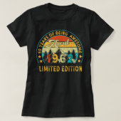  60 Year Old Gifts April 1962 Limited Edition 60th T-shirt (Design voorkant)