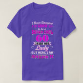60 Year Old Lady Funny 60th Birthday  Rockin' Sinc T-shirt (Design voorkant)