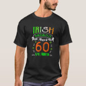 60 Years Old Irish Birthday Gifts Ireland Flag Pat T-shirt (Voorkant)