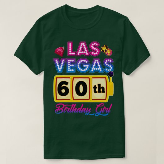 60 Years Old Vegas Girls Trip Vegas 60th Birthday  T-shirt (Design voorkant)