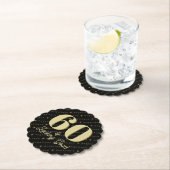 60 & Ziet er goed uit Verjaardag Kartonnen Onderzetters (Insitu)