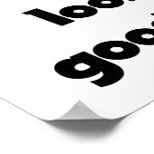 60 ziet er zo goed uit voor mij T-shirts en cadeau Poster (Hoek)