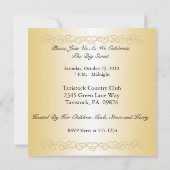 60e-69e verjaardag van de uitnodigingen van de Par (Achterkant)