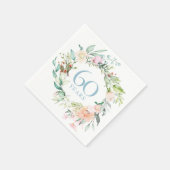 60e / 75e jubileum Country Roses bloemstuk Servet (Hoek)