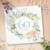 60e / 75e jubileum Country Roses bloemstuk Servet