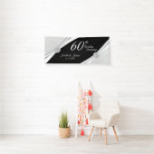 60e / 75e Jubileum met diamant Spandoek (Insitu)