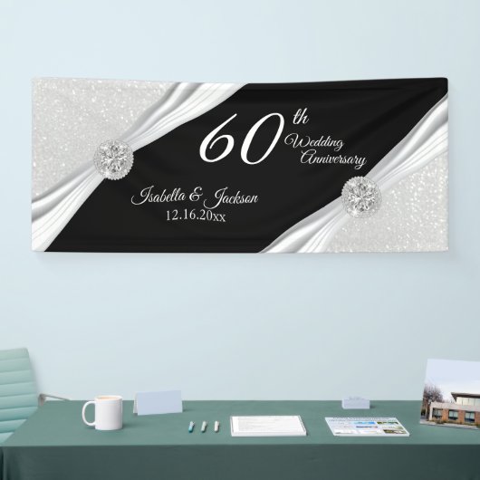 60e / 75e Jubileum met diamant Spandoek (Beurs)