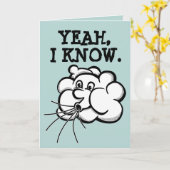 60E BIRTHDAY, 60 BLOWS FUNNY KAARTEN (Gele Bloem)