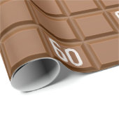 60e 'Birthday Chocolate'-Snoep met balkpapier Cadeaupapier (Rol Hoek)