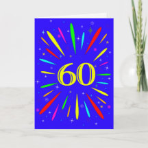 60e 'Birthday Explosion'-Kaart