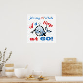 60e Birthday Humor (walvis) Poster (Keuken)