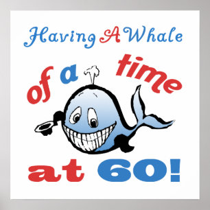 60e Birthday Humor (walvis) Poster