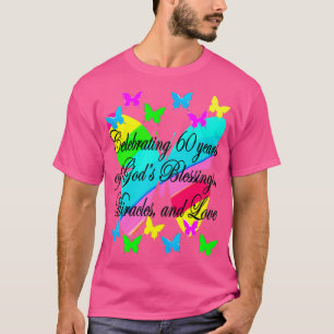  60E BIRTHDAY-ONTWERP BUTTERFLY T-SHIRT
