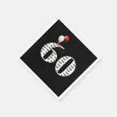 60e Birthday party ballonnen Servet (Hoek)